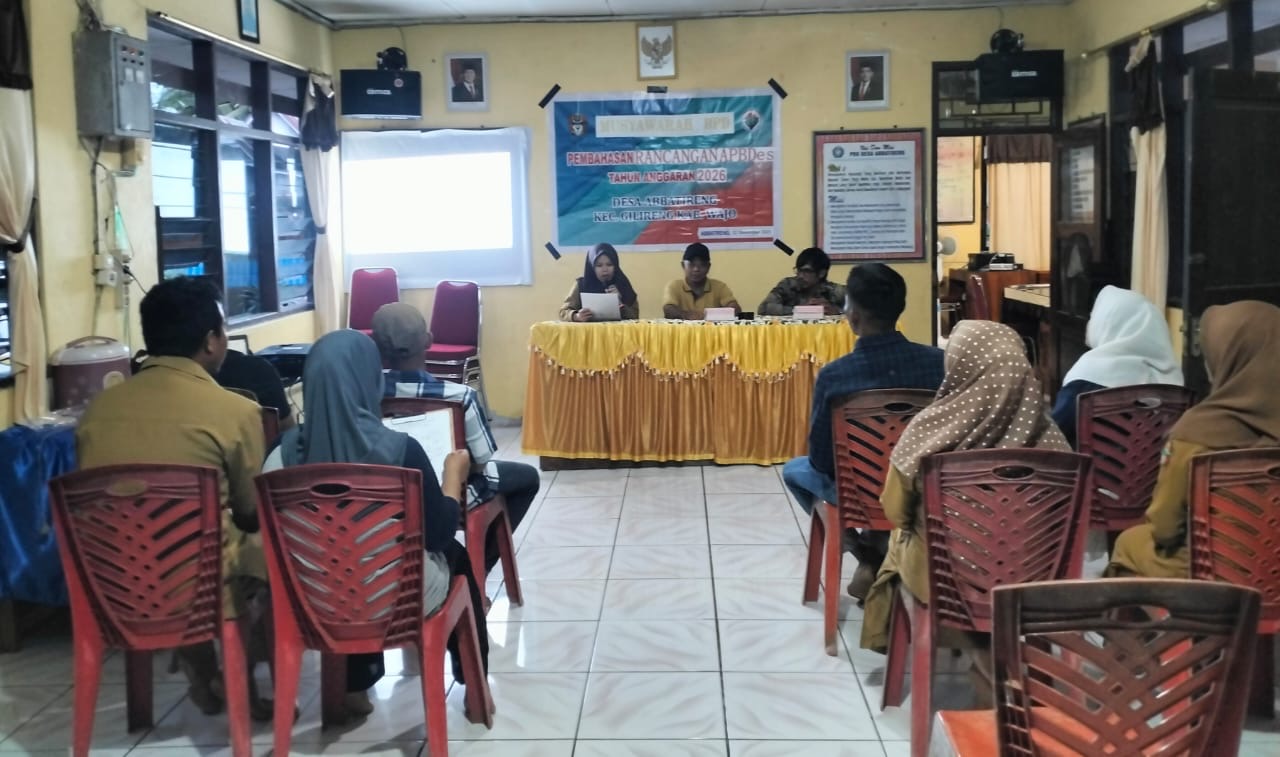 BPD Desa Abbatireng Gelar Musyawarah Pembahasan Rancangan APBDes TA 2026
